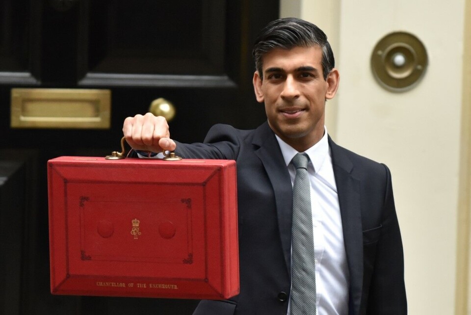 Storbritania har i år kuttet kraftig i bistanden, men i går lovet finansminister Rishi Sunak at landet skal opp på det lovfestede nivået, 07 prosent av BNI, i 2024. Storbritania var i fjor verdens tredje største bistandsgiver, etter USA og Tyskland. Foto: James Warren / SOPA/NTB