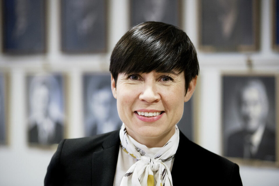 - Vi er bekymret over at de seneste reguleringene, sammen med andre reguleringer, har lagt begrensninger på ytringsfriheten og det demokratiske rom, sier utenriksiminister Ine Eriksen Søreide. Foto: Espen Røst / Bistandsaktuelt