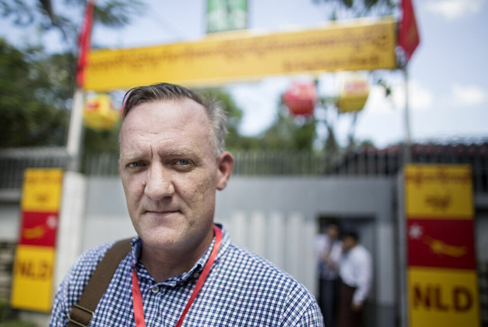 David Mathieson, Myanmar-kjenner og tidligere stedlig representant for Human Rights Watch i Myanmar. Foto: Espen Røst