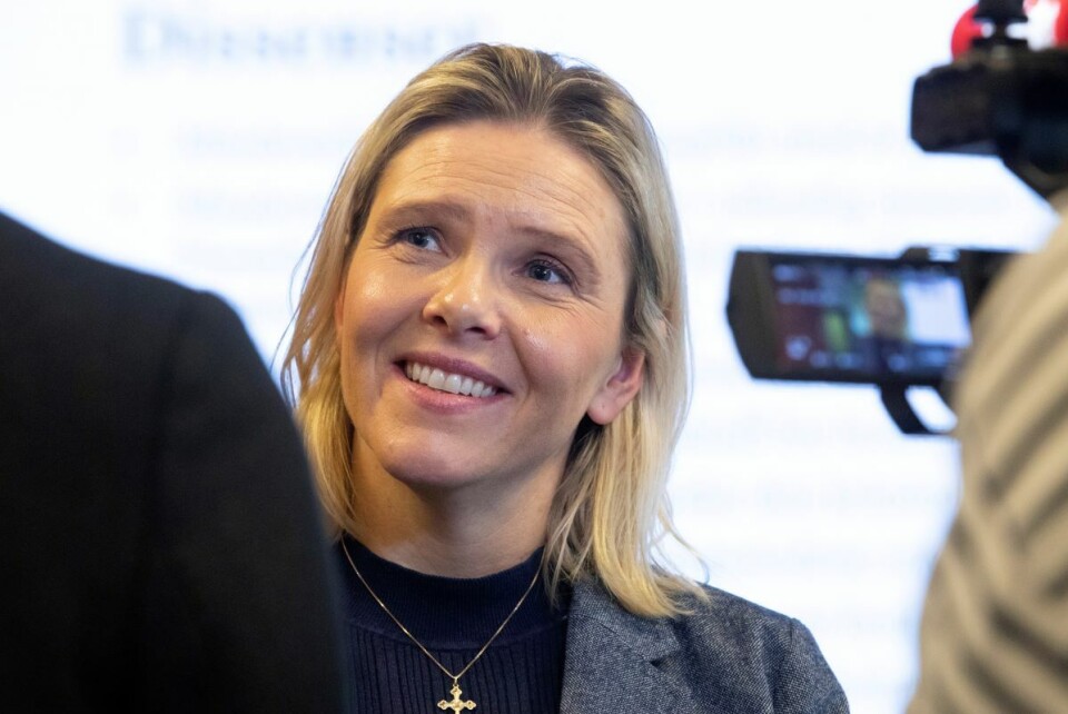 Fremskrittspartiets programkomité la tirsdag frem forslag til nytt partiprogram for 2021-2025. Forslaget ble presentert av komitéens leder Sylvi Listhaug, før det sendes ut på høring i partiorganisasjonen. Foto: Terje Bendiksby / NTB