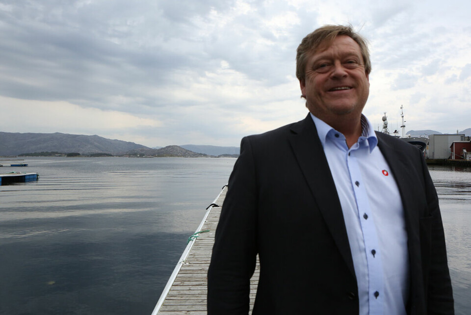 Fiskeriminister Harald Tom Nesvik (Frp) vil stanse bakmennene bak fiskerikriminalitet. Footo: Nærings- og fiskeridepartementet