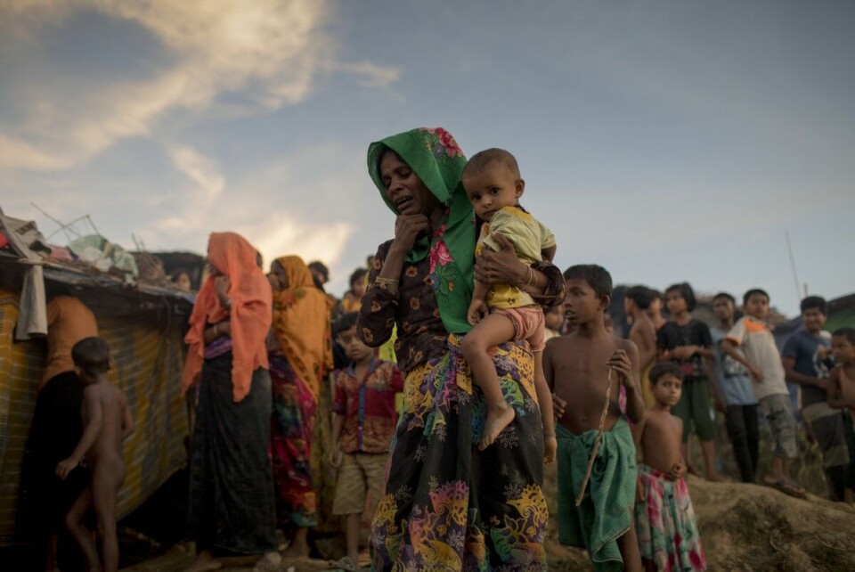 Den humanitære situasjonen for rohingya som flykter fra Myanmar til Bangladesh er svært vanskelig. Norges Røde Kors sender nå et sykehus og helsepersonell til Bangladesh.
Foto: Scanpix.