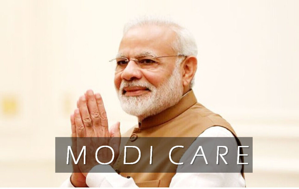 Indias statsminister Narendra Modi lanserte denne uka helseprogrammet Ayushman Bharat – Pradhan Mantri Jan Arogya Yojana” (PMJAY), som raskt ble omdøpt av mediene til «Modicare».