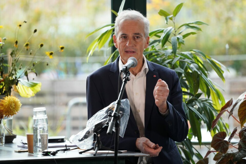 Programkomiteens leder Jonas Gahr Støre presenterte fredag programkomiteens førsteutkast til Arbeiderpartiets stortingsvalgprogram for perioden 2021-2025. Foto: Gorm Kallestad / NTB