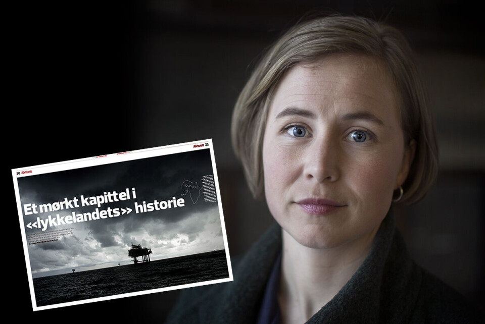 – For å ivareta troverdighet som miljønasjon, oljenasjon og bistandsaktør, er Norge nødt til å bidra til oppryddingen på Sèmè-feltet, sier Anja Bakken Riise. Foto: Espen Røst