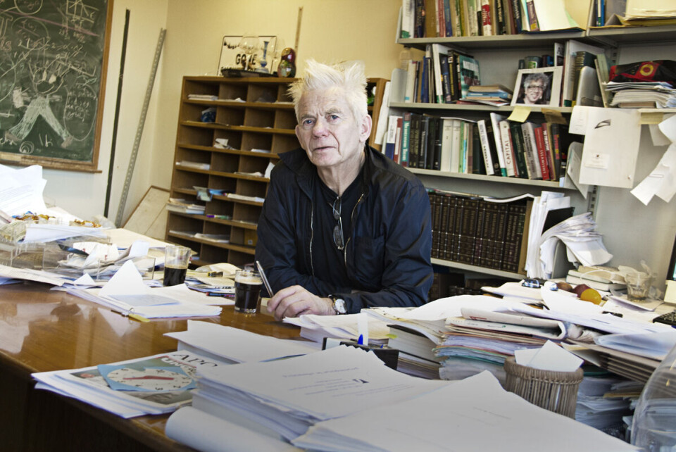 – Det er fattigdom som er et hinder for vekst, ikke omfordeling, sier professor Kalle Moene ved Universitetet i Oslo. Han er en av Norges fremste eksperter på sammenhengen mellom velferd og økonomisk vekst. Foto: Anne Håskoll-Haugen