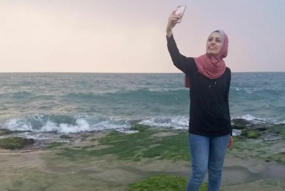 Når hun har tid og mulighet drar Abier Al Masri til sitt favoritt-sted i Gaza – stranden.