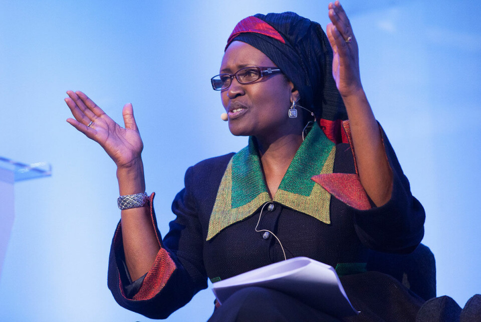 Tema for det årlige møte i Verdens økonomiske forum i Davos er globalisering 4.0. Lederen for Oxfam Winnie Byanyima mener nye regler kan bidra til at globalisering er et gode for folk flest.