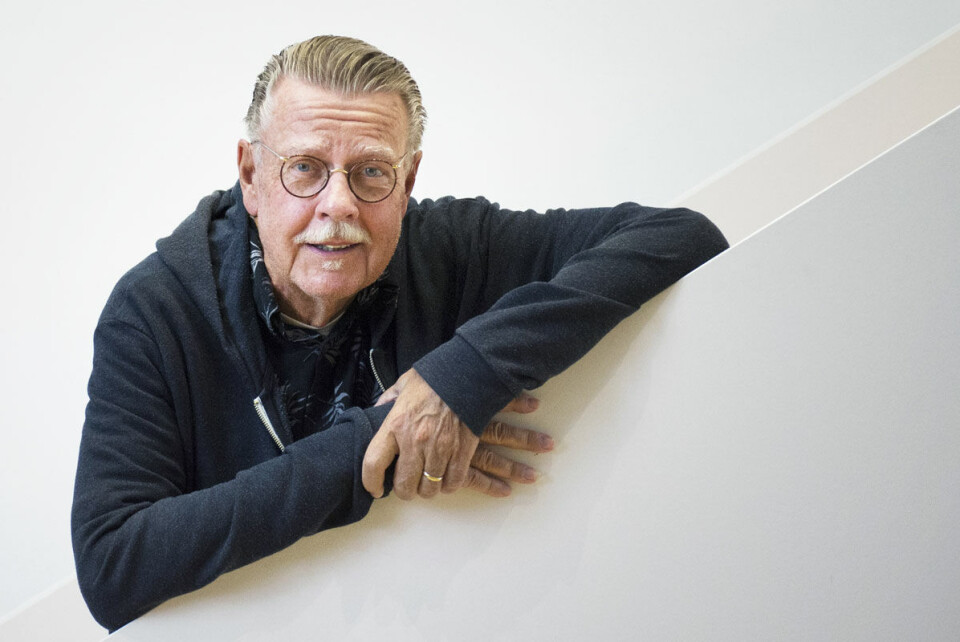 Mikael Wiehe har sunget mange sanger til støtte for revolusjonære frigjøringshelter. Nå er han 72 år gammel og har skiftet mening om mye, men han synger fortsatt de gamle sangene. Foto: Emil Langvad / TT / NTB scanpix
