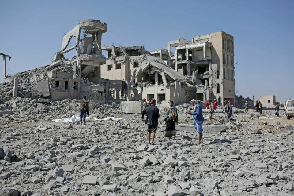 Begge parter i krigen i Jemen har drept sivile, der den saudiledede koalisjonen har utført luftangrep mens houthiene har gjennomført angrep på bakken, ifølge rapporten. Arkivfoto: Hani Mohammed / AP / NTB