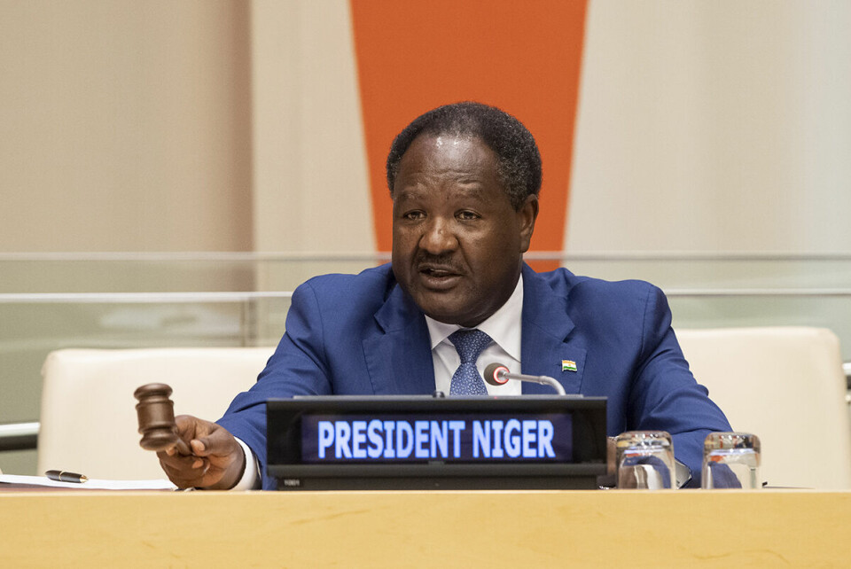 Nigers FN-ambassadør i New York, Abdou Abarry er satt under press. Foto: UN Photo/Eskinder Debebe