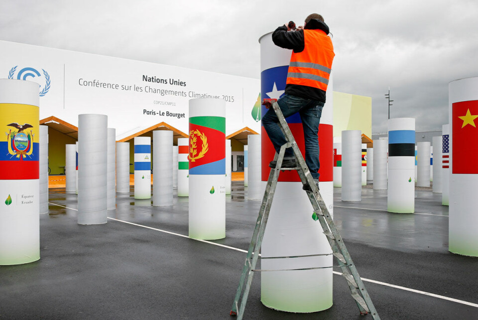 Forberedelsene er i gang for fullt på Le Bourget utenfor Paris, der klimatoppmøtet COP 21 går av stabelen fra 30. november til 11. desember.
