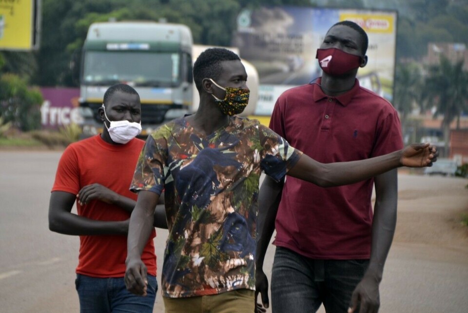 Uganda er et av landene som de siste månedene har opplevd en økning i antall smittende under koronapandemien. Gjennom et historisk vedtak i IMF får nå alle utviklingsland tilgang på økte finansielle ressurser i innsatsen mot pandemien. Foto: Nicholas Kajoba / Xinhua / NTB