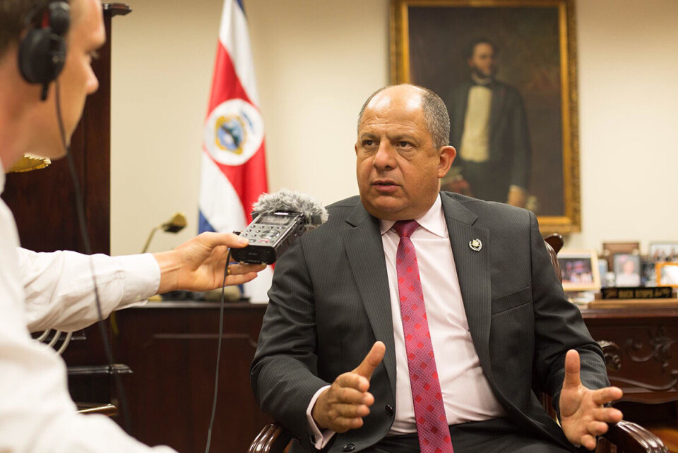 Luis Guillermo Solís, president fra 2014 til 2018, innrømmer at korrupsjon er blitt et større problem i landet. arkivfoto:Magnus Boding Hansen