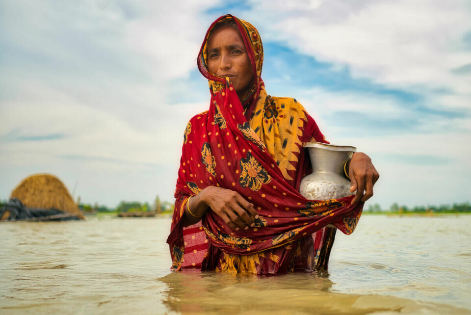 I land som Bangladesh bruker Verdens matvareprogram (WFP) varslingssystemer for å hjelpe lokalbefolkning forberede seg før ekstremvær treffer. Foto: © WFP/Sayed Asif Mahmud