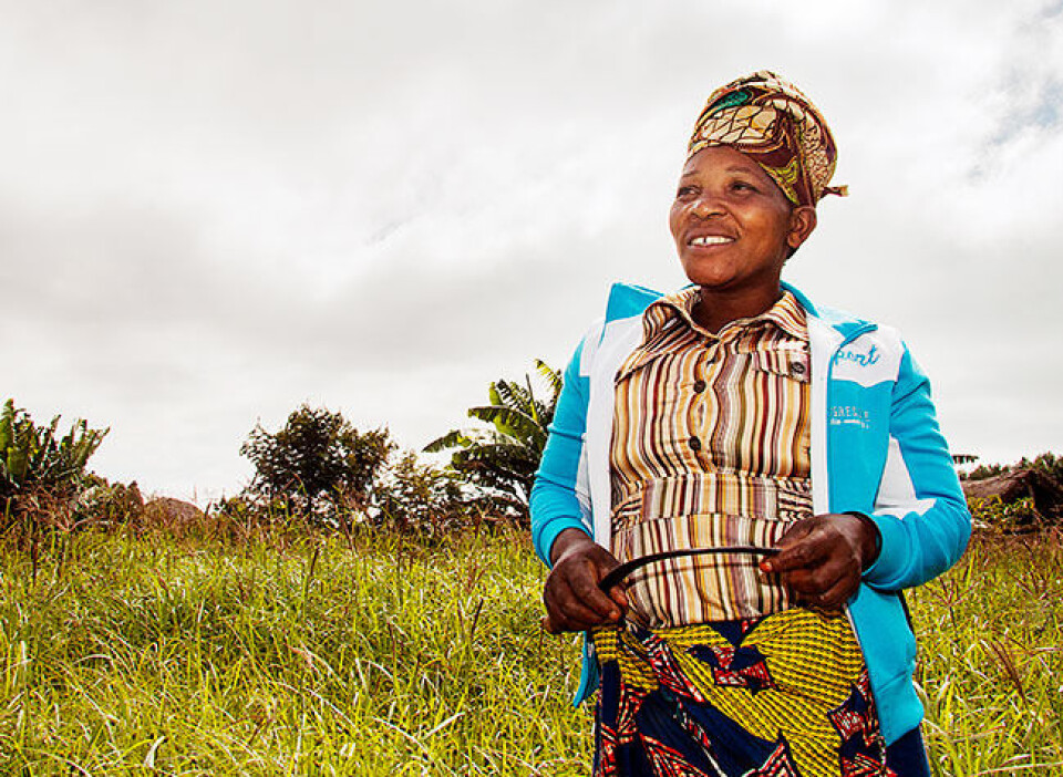 Melkebonde Daina Mangula i Tanzania er en av kontinentets millioner av småbønder. Deres innsats bestemmerom Afrika skal greie å brødfø en raskt voksende befolkning. Foto: Asle Olav Rønning