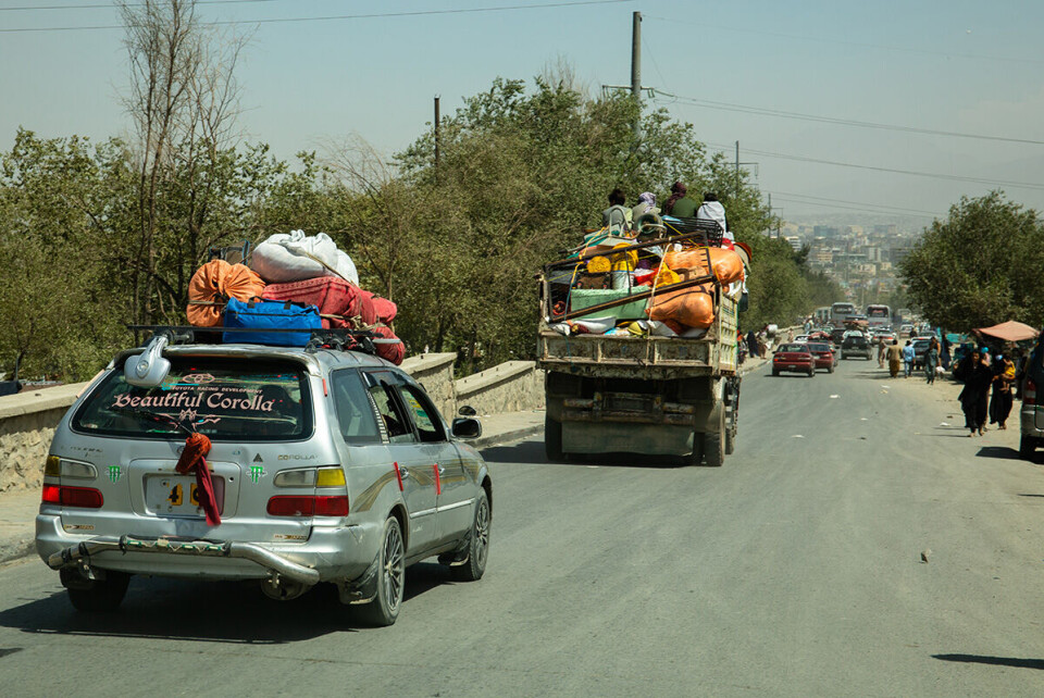 Tusenvis av mennesker flykter fra det nordlige Afghanistan til hovedstaden kabul der Flyktninghjelpen driver et omfattende arbed. Foto: Enayatullah Azad / NRC