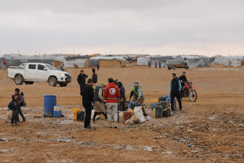 En rekke hjelpeorganisasjoner - også norske - er tilstede i Syria. Landets lovverke gjør det mulig for myndighetene å kanalisere bistand og gjenoppbyggingsmidler. Det er problematisk, mener HRW. Foto: NTB scanpix