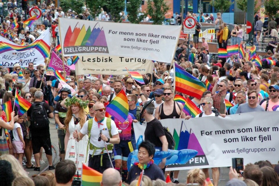 Bistands-Norge bidro til den rekordstore Pride-festen i Oslo