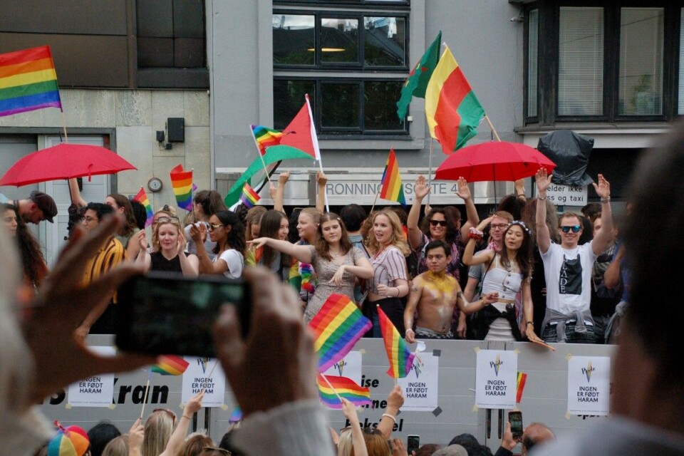 Bistands-Norge bidro til den rekordstore Pride-festen i Oslo