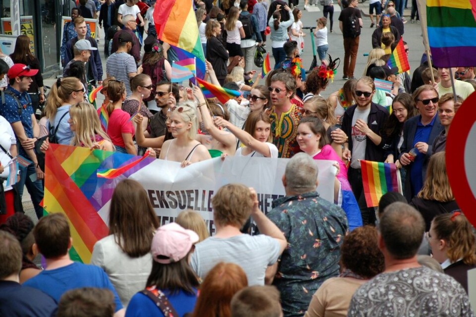 Bistands-Norge bidro til den rekordstore Pride-festen i Oslo