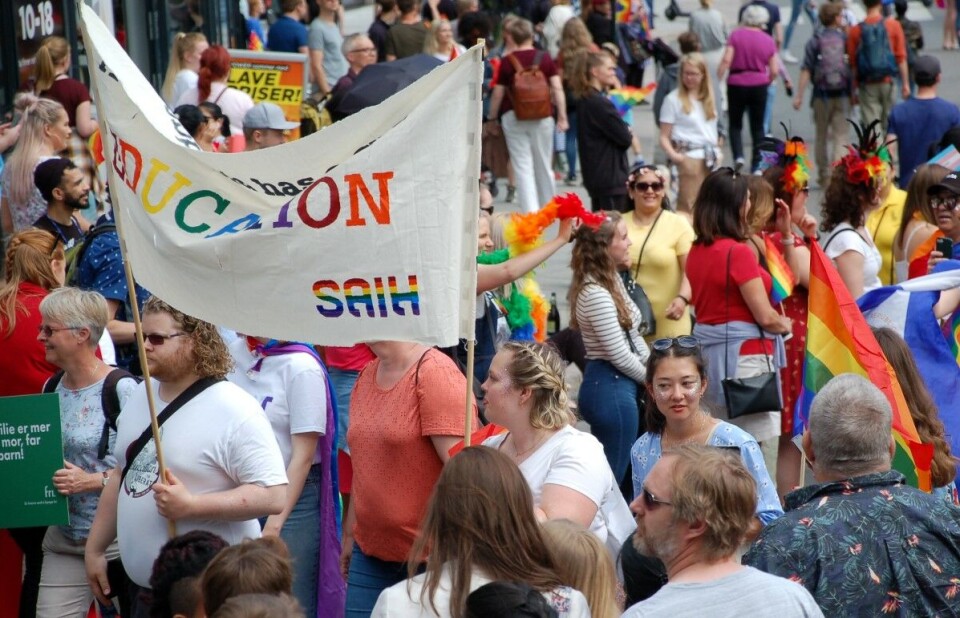 Bistands-Norge bidro til den rekordstore Pride-festen i Oslo