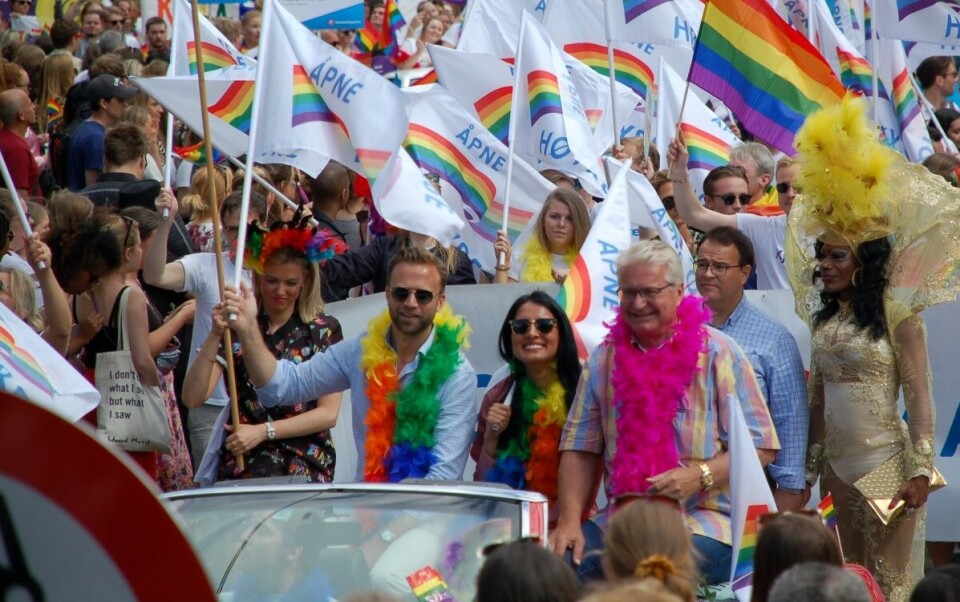 Bistands-Norge bidro til den rekordstore Pride-festen i Oslo