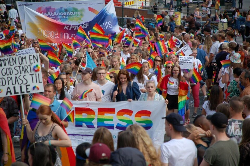 Bistands-Norge bidro til den rekordstore Pride-festen i Oslo
