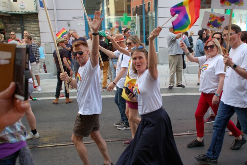 Bistands-Norge bidro til den rekordstore Pride-festen i Oslo