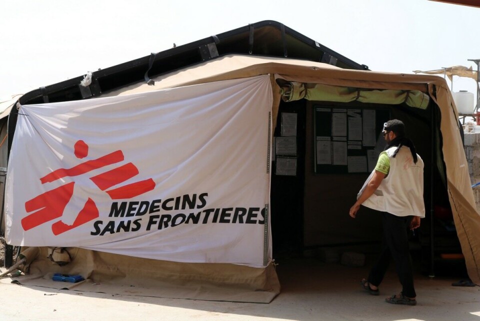 Leger Uten Grenser opererer internasjonalt under sitt franske navn Medecins Sans Frontieres. Organisasjonen har 65 000 ansatte over hele verden. Bildet er fra et feltsykehus i Jemen. Foto: NTB-scanpix