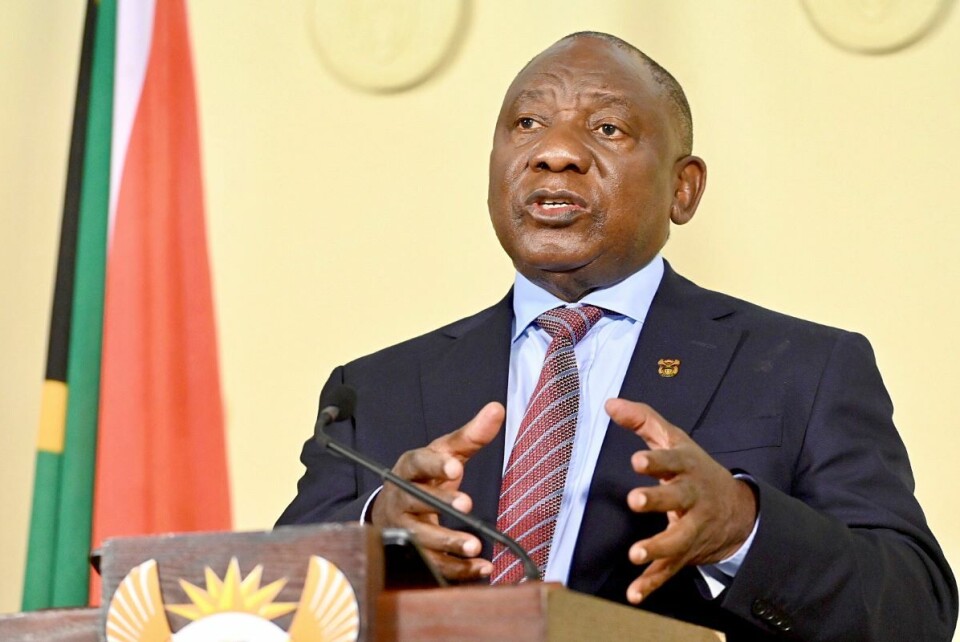 De omfattende urolighetene i flere regioner representerer Cyril Ramaphosas hittil største utfordring som president i Sør-Afrika. Vil han klare å stagge gemyttene? Foto: Elmond Jiyane / EPA / NTB