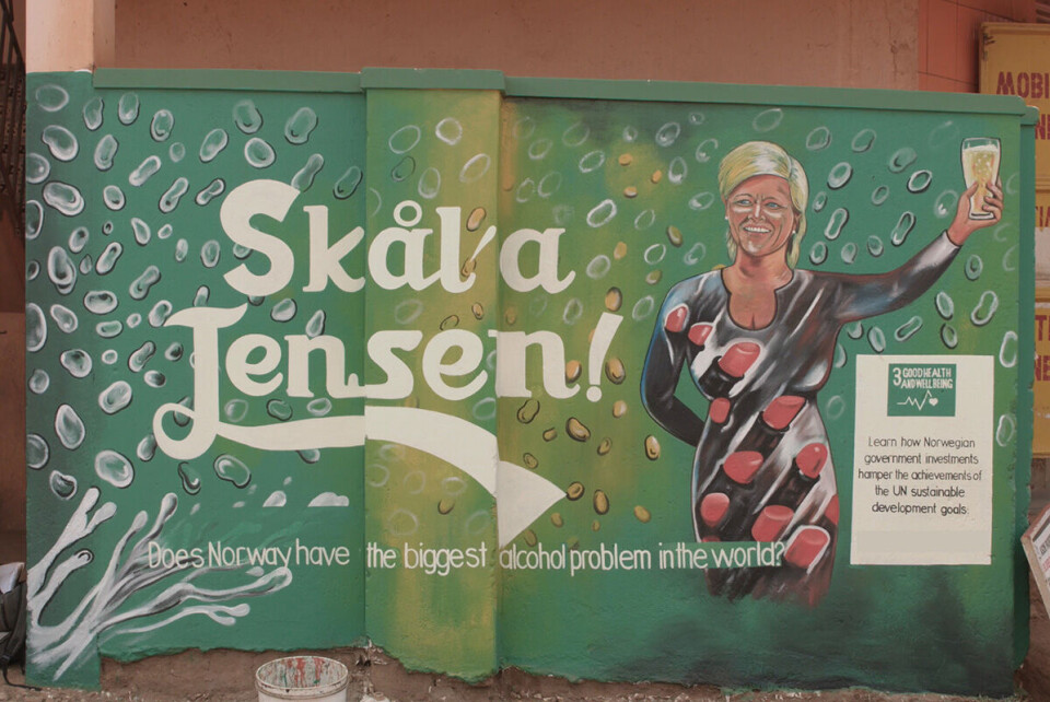 Kampanje mot norske alkohol-investeringer: Erna og Siv stilles til veggs i Uganda
