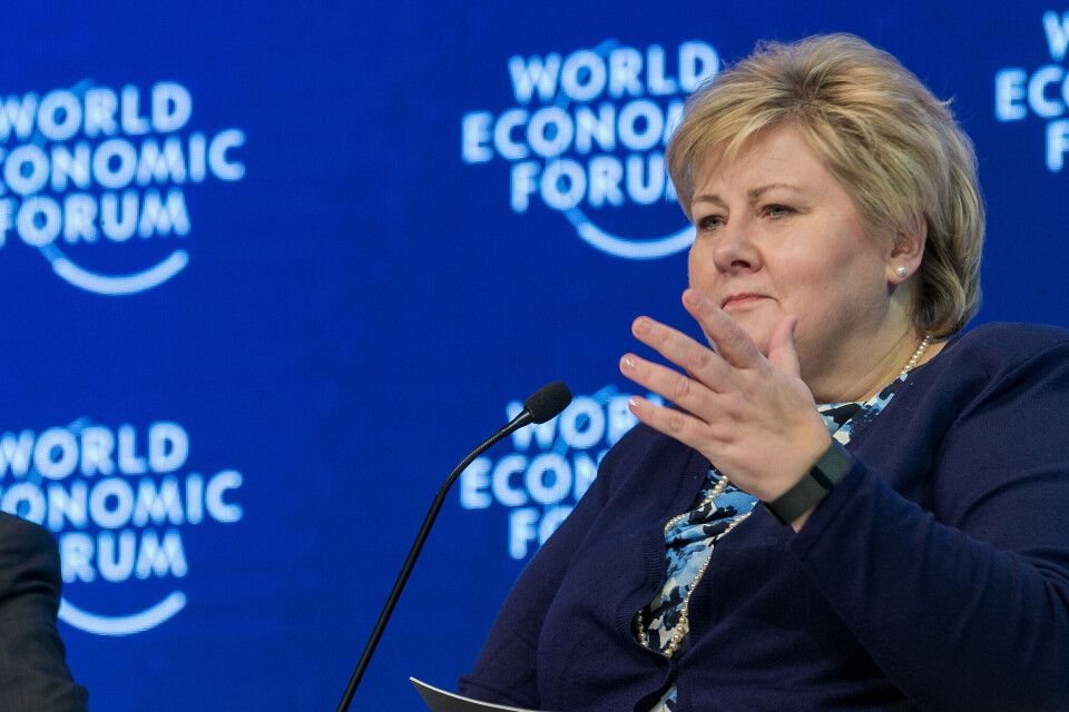 Statsminister Erna Solberg er en del av en svært spesiell gjeng som en av verdens 15 kvinnelige statsoverhoder. Foto: Statsministerens kontor