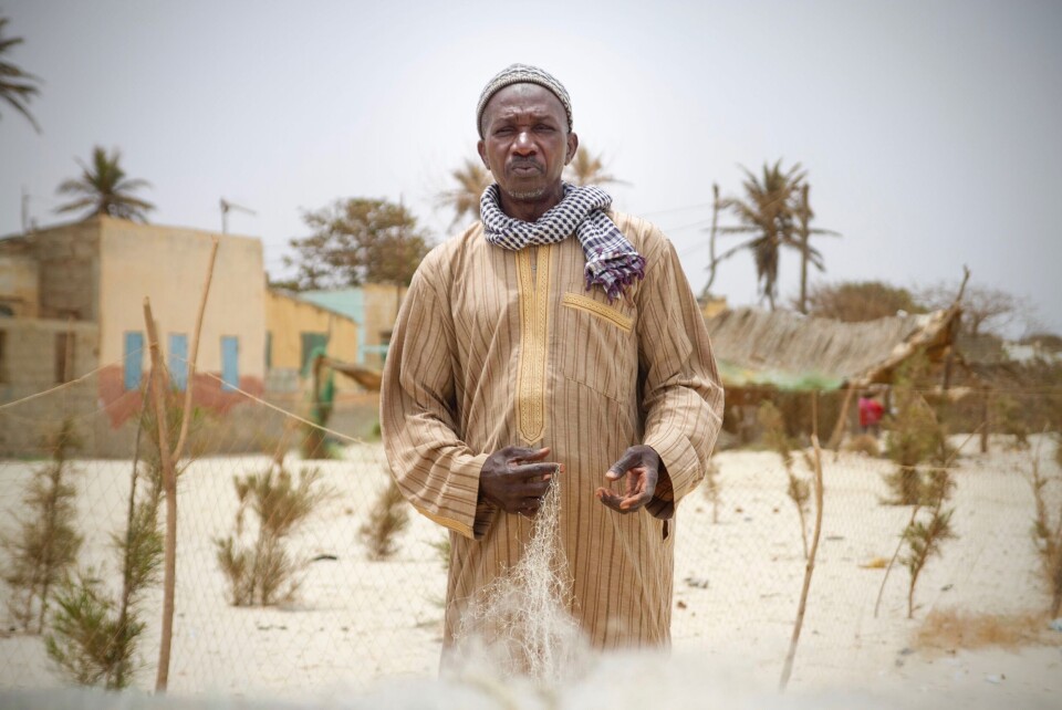 Babacar Diop frykter han må flytte. Foto: Martin Skjæraasen