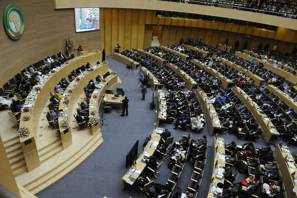Statsledere fra hele Afrika feirer Den afrikanske unionens (AU) 50-årsdag. Foto: AfP/Scanpix