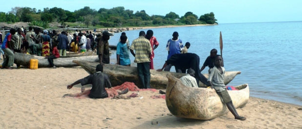 Fiskere ved Malawisjøen i Øst-Afrika. Foto: Raphael Mweninguwe