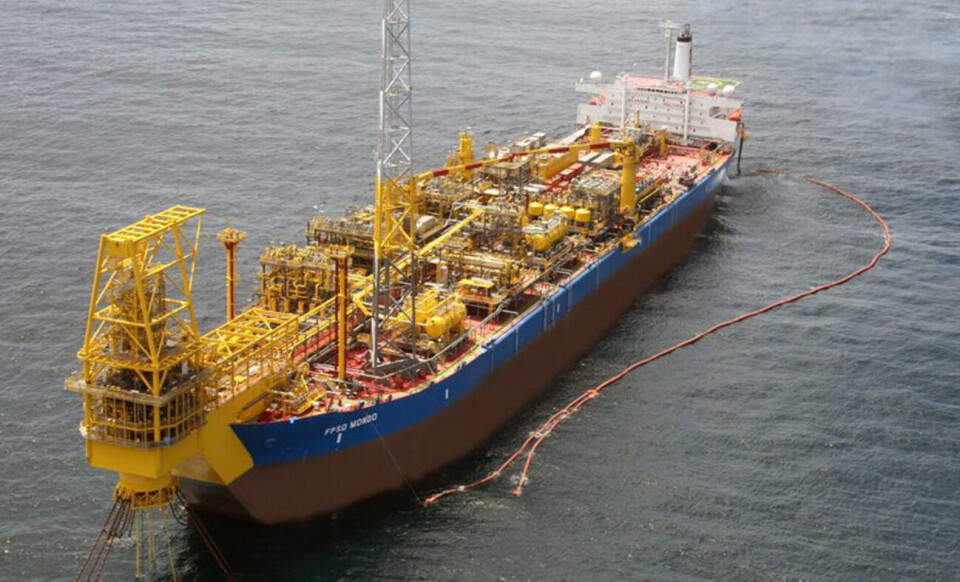 Statoil betaler mer skatt i Angola enn hele Norges bistandsbudsjett. Her fra Gimboa-feltet utenfor kysten av Angola. Foto: Statoil