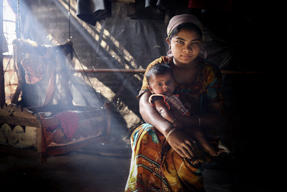– Sammenliknet med det vi opplevde i Myanmar er Bangladesh som himmelen, sier Subaida (16). Sammen med foreldrene, åtte søsken og rundt 700 000 andre rohingyaer bor hun i flyktningleirene ved Cox´s Bazar i nabolandet Bangladesh. Foto: Fabeha Monir