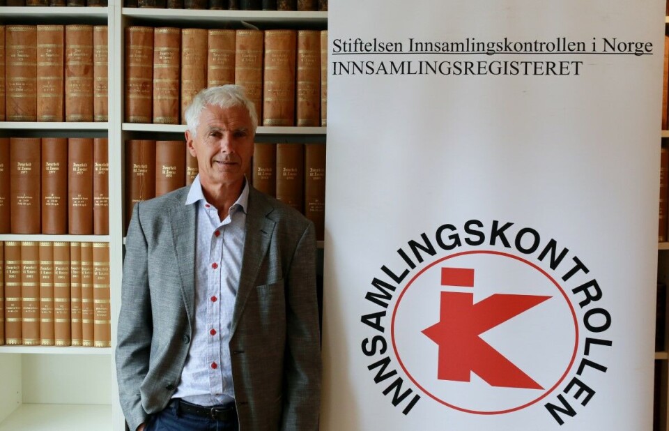 Børre Hagen i Innsamlingskontrollen advarer mot useriøse aktører. Foto: Innsamlingskontrollen