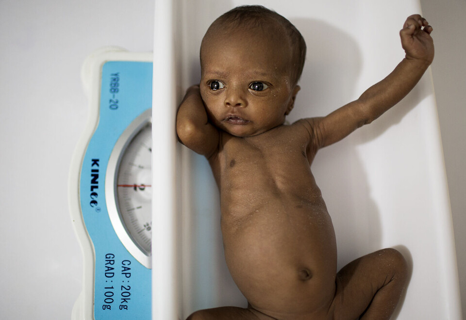 Ingen vet hvorfor moren til premature Adem forlot ham dagen etter fødselen, men i følge Redd Barna er Somalia det verste landet i verden å bli mor i. Norge er det beste. Foto: Espen Røst