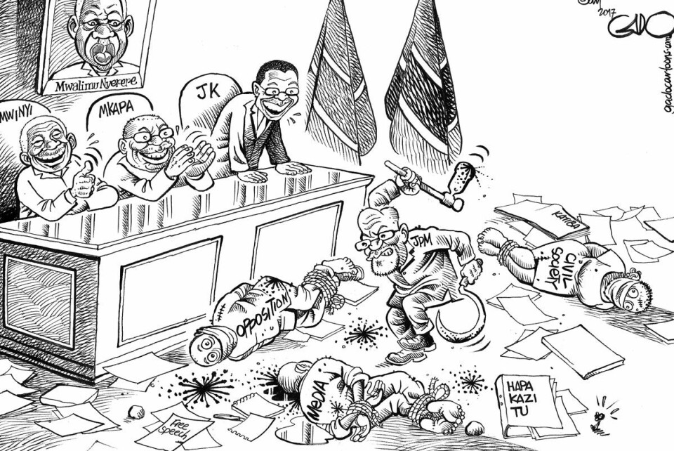 President Magufuli anklages for å bruke vold mot kritikere.