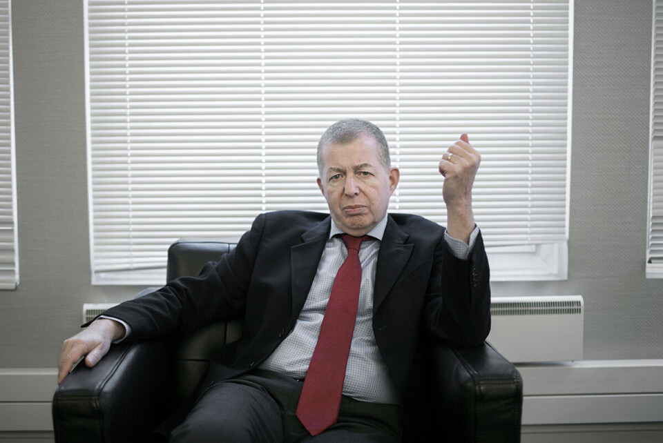 – Om Israel noen ganger er medskyldig i at bildet blir sort/hvitt? Svaret er ja. Vi er ikke feilfrie, sier Israels ambassadør til Norge Raphael Schutz. Foto: Espen Røst
