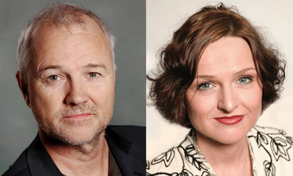 Ekteparet Christine Præsttun og Sverre Tom Radøy skal dele stillingen som NRKs Afrika-korrespondent. Begge foto: NRK