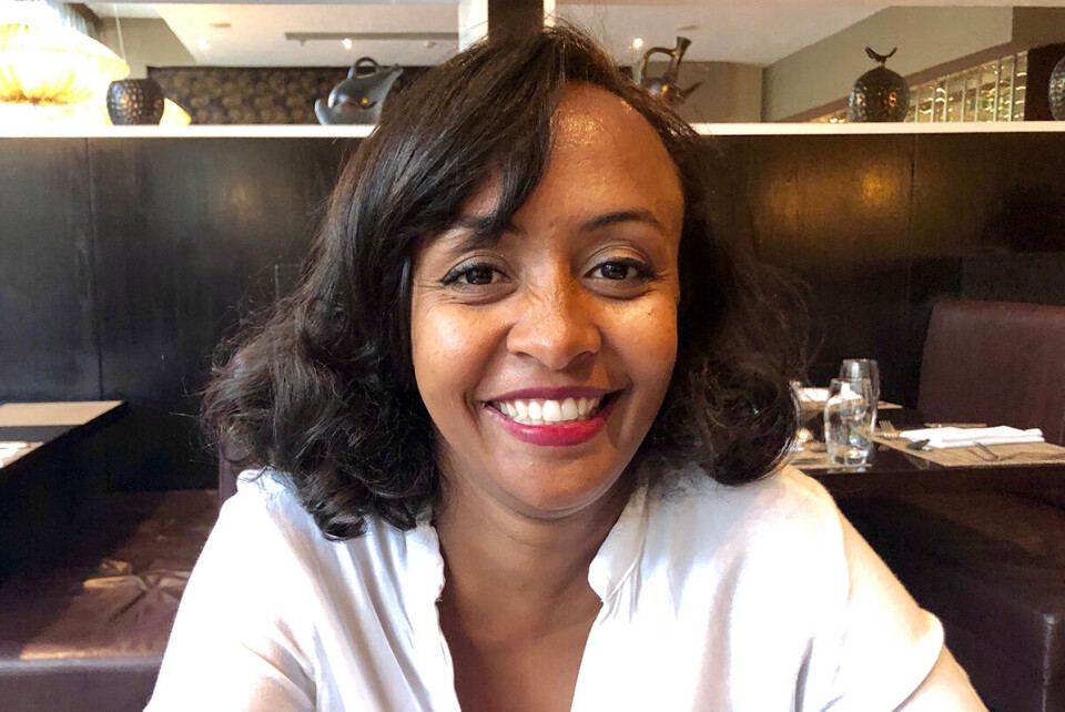 Den etiopiske arkitekten Xara Seyoum ser på statsministerens nye kvinnepolitikk som en sterk oppmuntring. Foto: Nina Bull Jørgensen