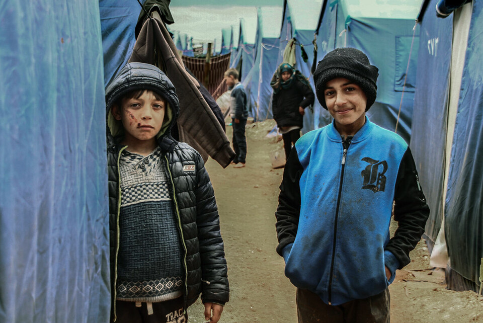 I underkant av én million internt fordrevne bor tett-i-tett i ulike flyktningleire nordvest i Syria. Mange har ikke tilstrekkelig tilgang til vann og konsekvensene kan bli fatale ved spredning av koronaviruset, sier Henriette Killi Westhrin fra Norsk Folkehjelp. Foto: Juma Mohammad / Zuma Press / NTB scanpix