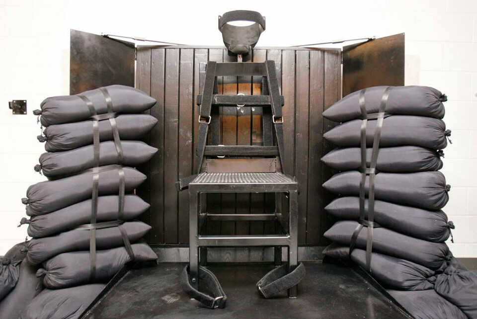 Illustrasjonsfoto av henrettelseskammeret i Utah State Prison i USA, der Ronnie Lee Gardner ble henrettet ved skyting i juni 2010. Foto: Trent Nelson-Salt Lake Tribune / Reuters / NTB scanpix