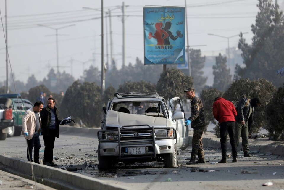 Nesten daglig eksploderer det bilbomber og veibomber i Afghanistans hovedstad Kabul. Foto: AP / NTB