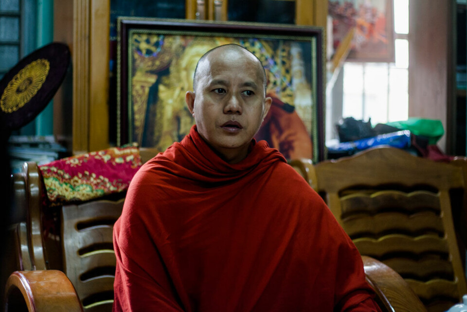 Aschin Wirathu (47) i Ma Soe Yane kloster i byen Mandalay.