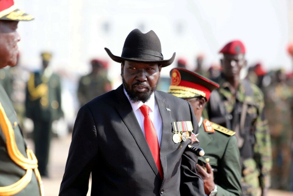 President Salva Kiir og hans regjering driver stadig mer overvåkning og trakassering av opposisjonelle, journalister og aktivister i Sør-Sudan, ifølge en ny rapport fra Amnesty. Foto: Samir Bol/Reuters/NTB.