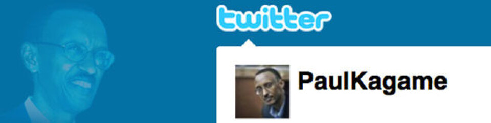 Kagame bruker twitter og jernhånd for å vinne